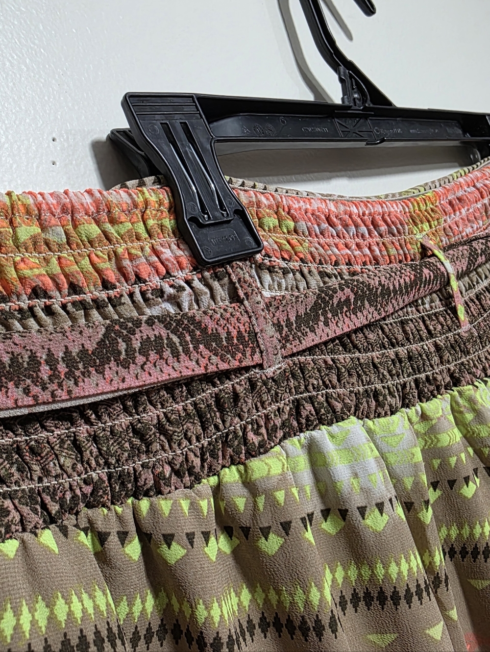 NWT! HeartSoul Plus 3X Boho Wide Leg Pants Tribal Print Elastic Waist Flowy - Picture 8 of 9